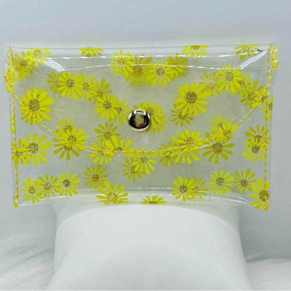 Floral Clear Card Case Wallet Bundle 3 - Picture 3 of 10